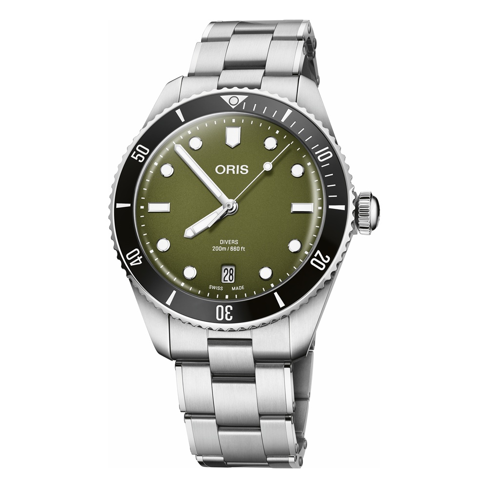 Часы ORIS  01 733 7795 4057-Set Мужские швейцарские часы, автоматический механизм, сталь, 39 мм